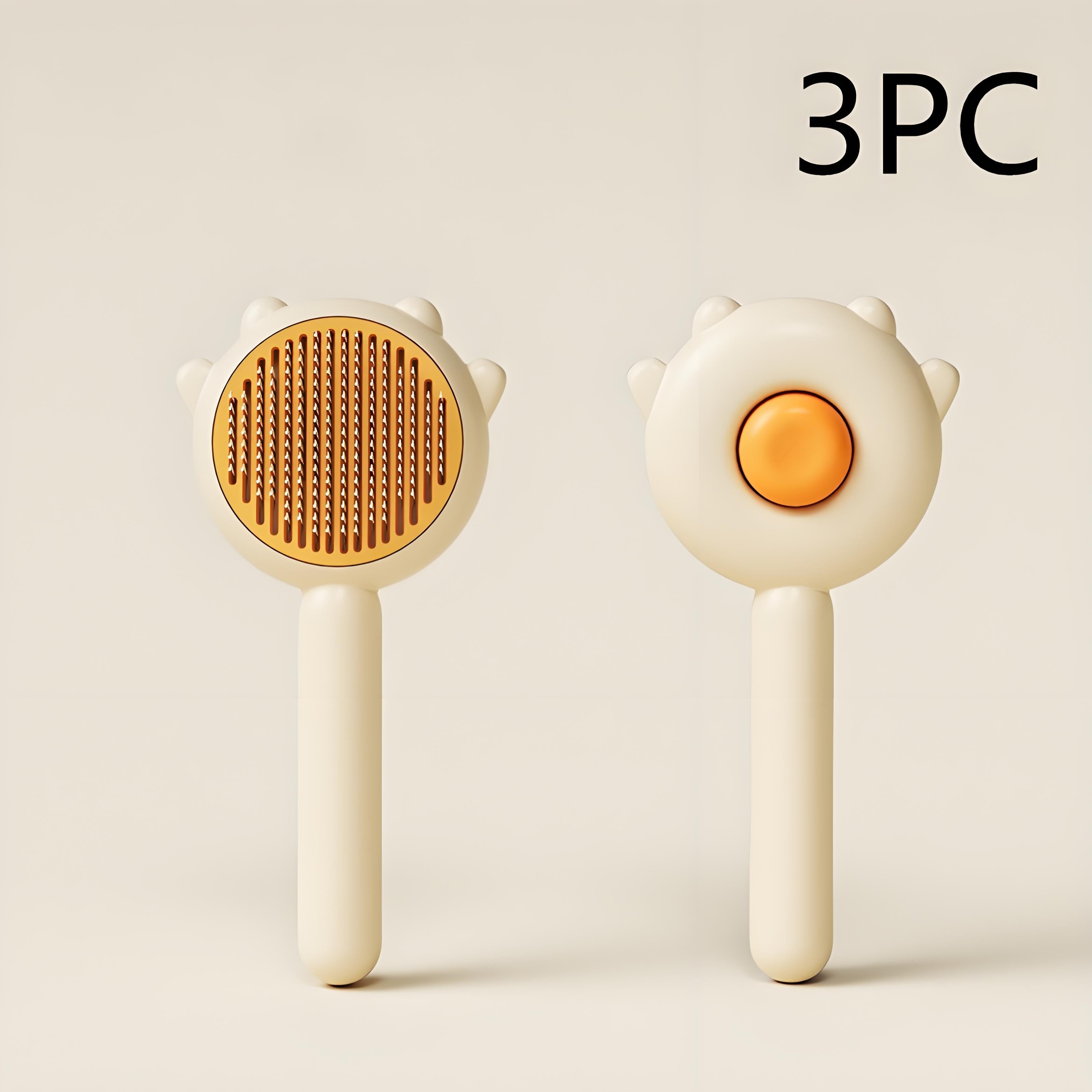 Self-Cleaning Pet Grooming Brush, Hair Remover & Massage Comb for Cats and Dogs