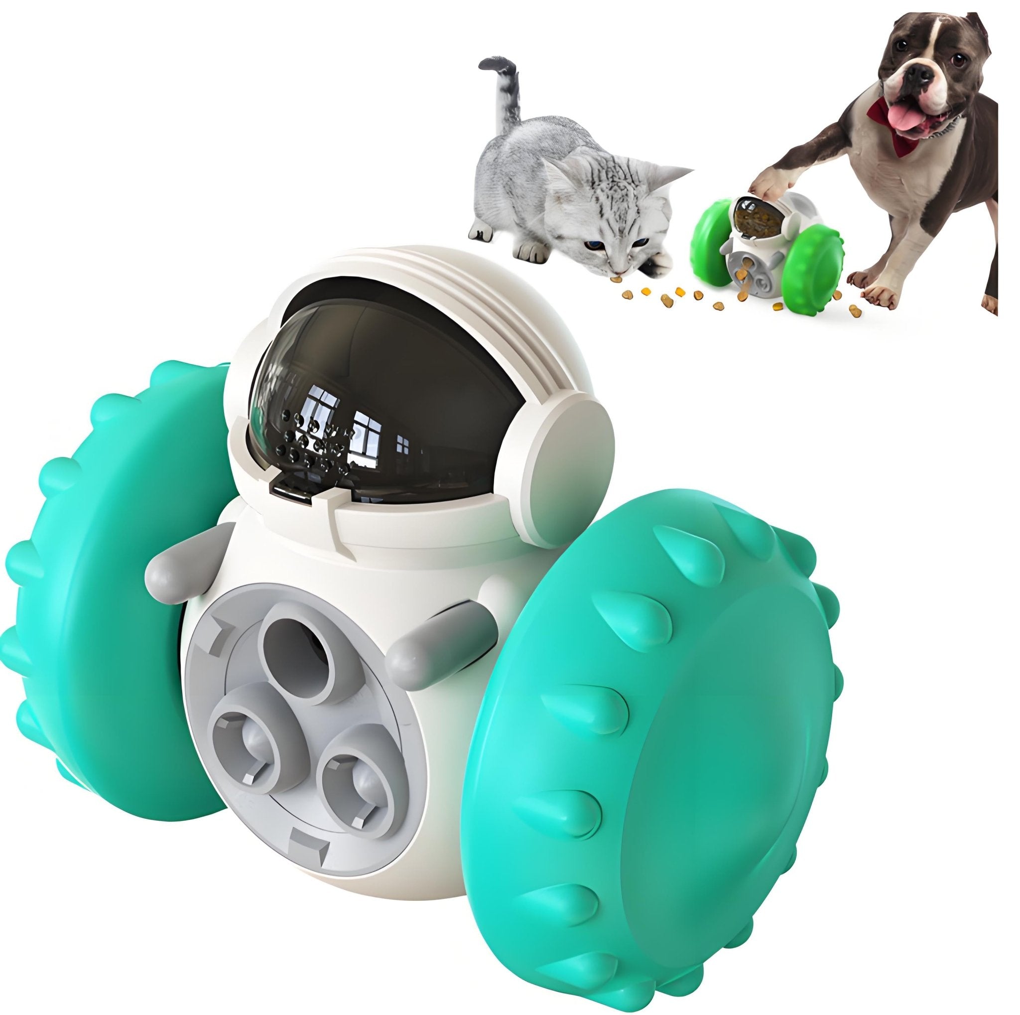 Interactive Smart Balance Car Pet Toy, Slow Feeder for Cats & Dogs, Treat Dispensing Puzzle Toy - Bark'n'Meow - Bark'n'Meow