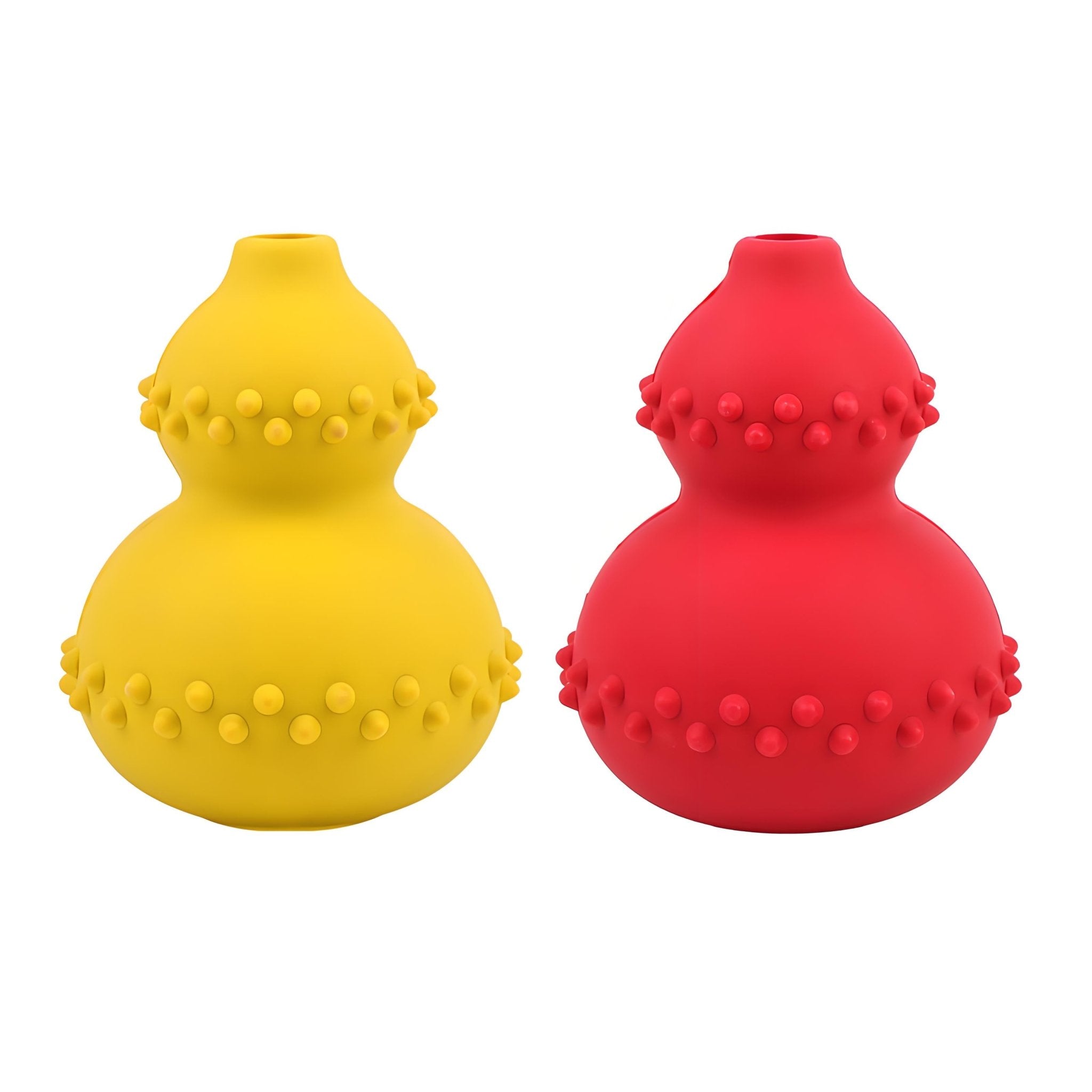 Interactive Treat Dispensing Dog Toy, Durable Natural Rubber Chew Ball for Teeth Cleaning and Mental Stimulation - Bark'n'Meow - Bark'n'Meow