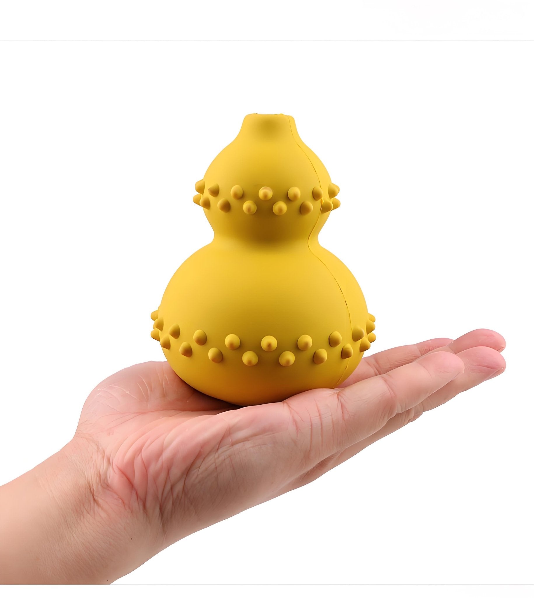 Interactive Treat Dispensing Dog Toy, Durable Natural Rubber Chew Ball for Teeth Cleaning and Mental Stimulation - Bark'n'Meow - Bark'n'Meow