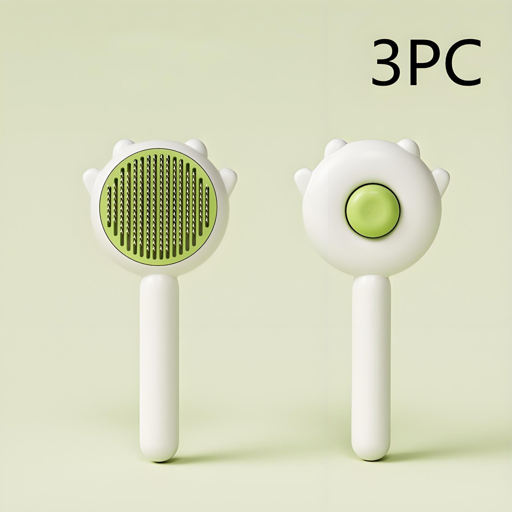 Self - Cleaning Pet Grooming Brush, Hair Remover & Massage Comb for Cats and Dogs - Bark'n'Meow - Bark'n'Meow