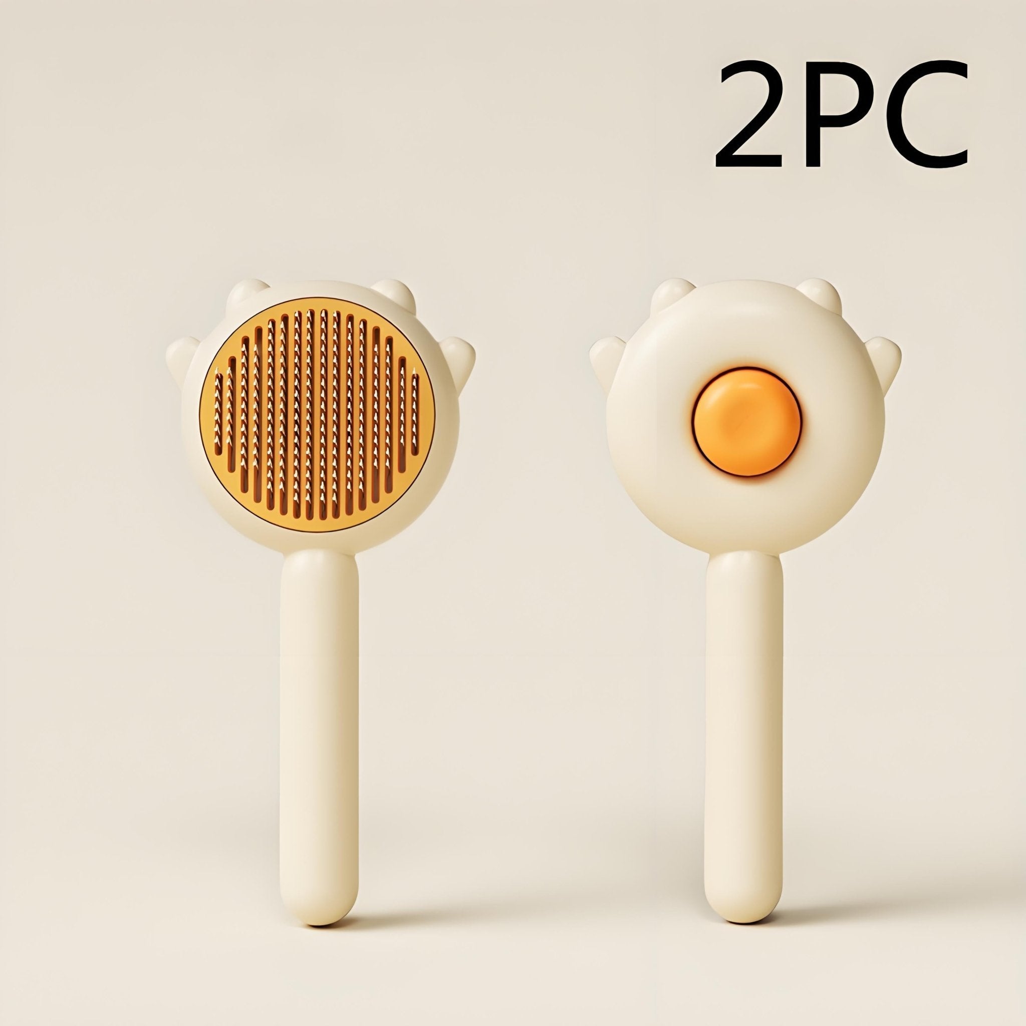 Self - Cleaning Pet Grooming Brush, Hair Remover & Massage Comb for Cats and Dogs - Bark'n'Meow - Bark'n'Meow