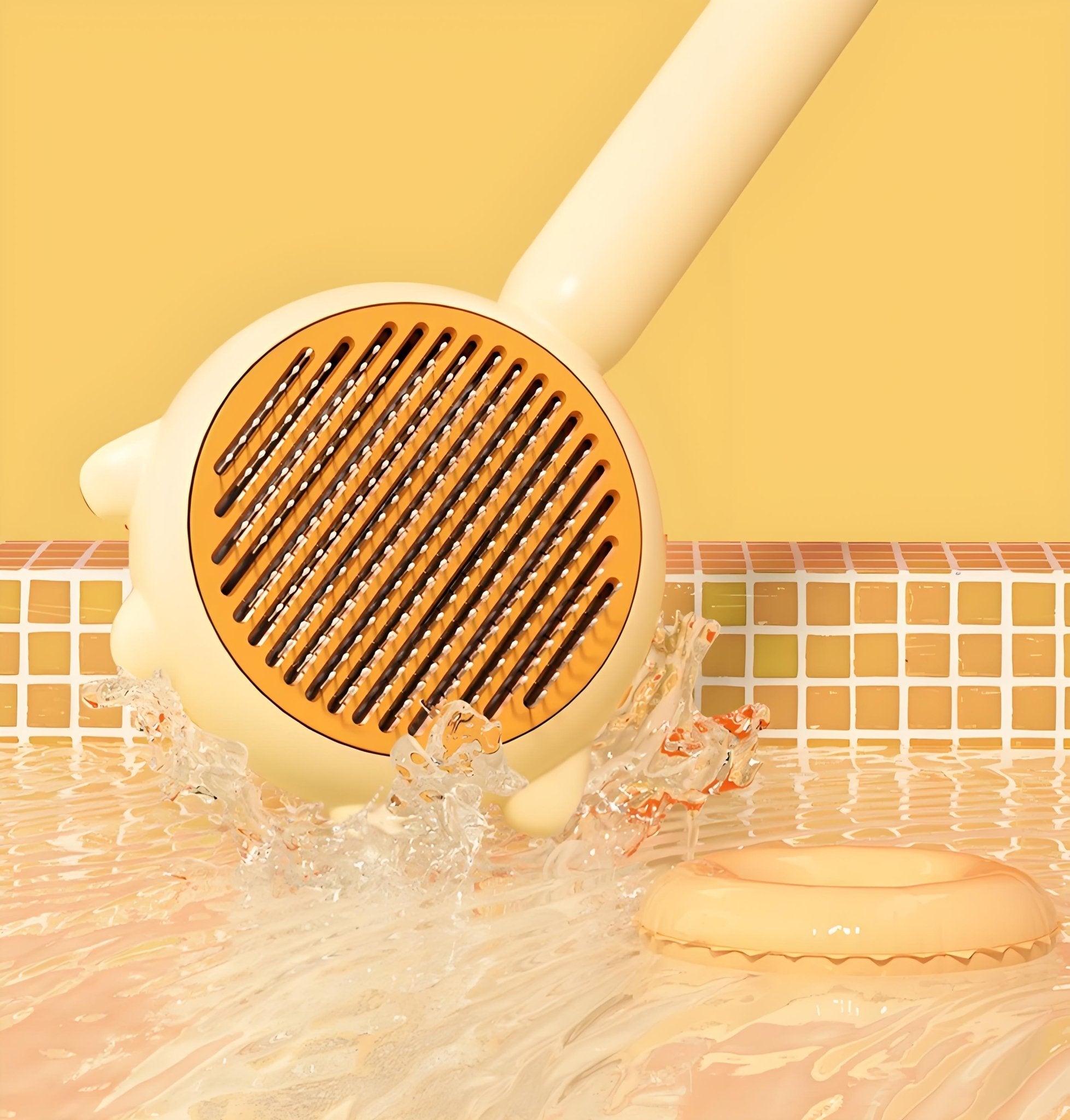 Self - Cleaning Pet Grooming Brush, Hair Remover & Massage Comb for Cats and Dogs - Bark'n'Meow - Bark'n'Meow