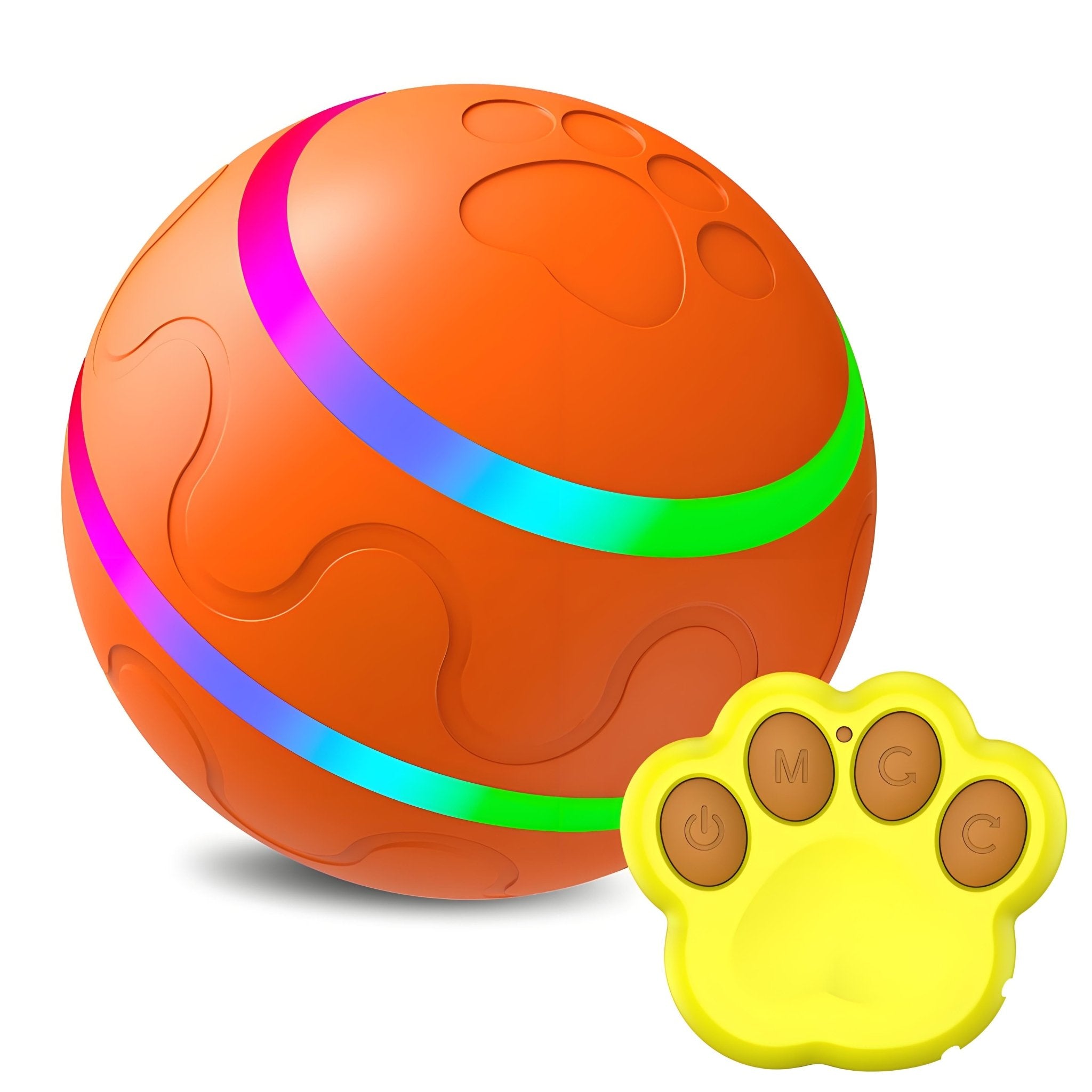 Interactive Dog Toys, Automatic Rolling Ball Toys for/Small/Medium/Large Dogs,USB Rechargeable - Bark'n'Meow - Bark'n'Meow