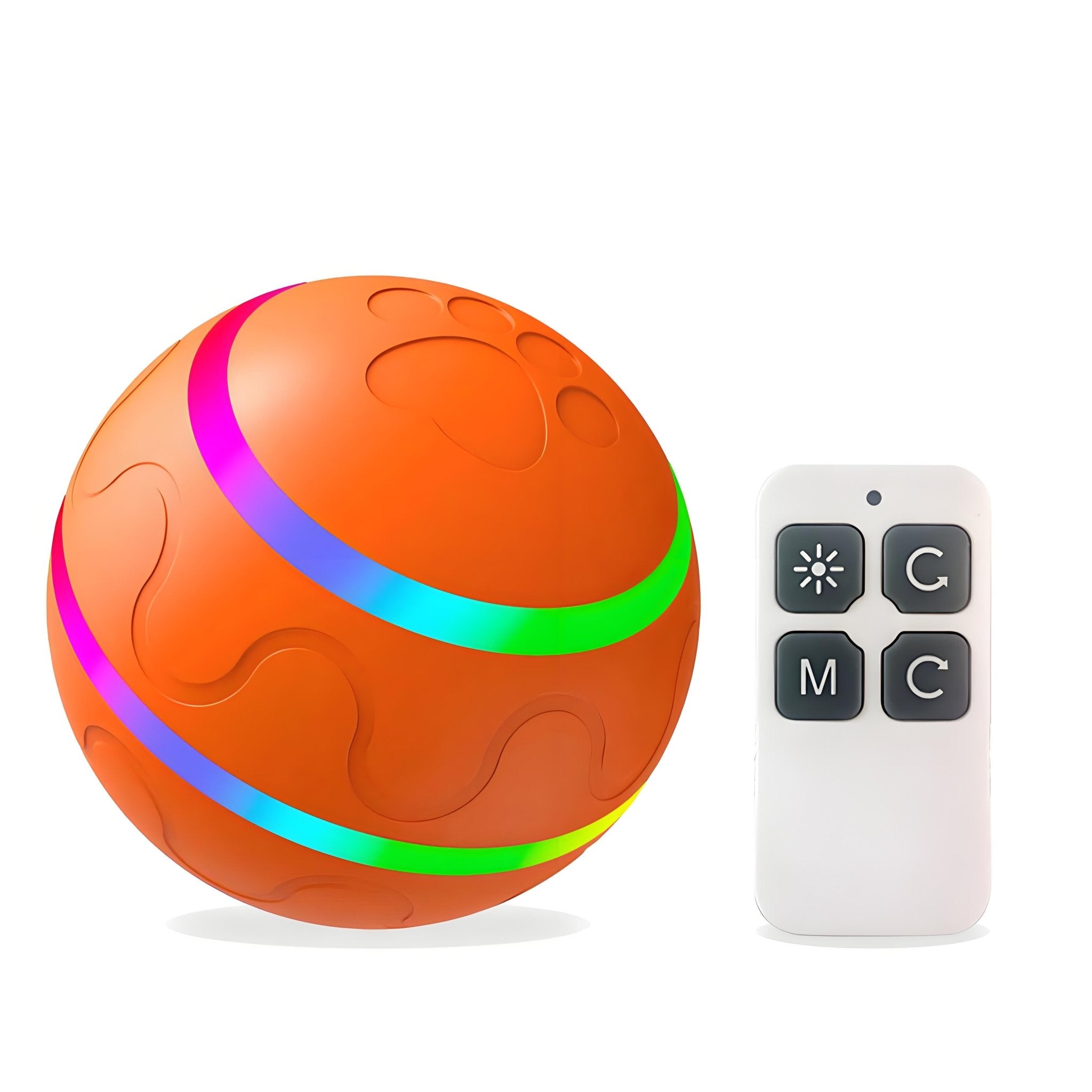 Interactive Dog Toys, Automatic Rolling Ball Toys for/Small/Medium/Large Dogs,USB Rechargeable - Bark'n'Meow - Bark'n'Meow