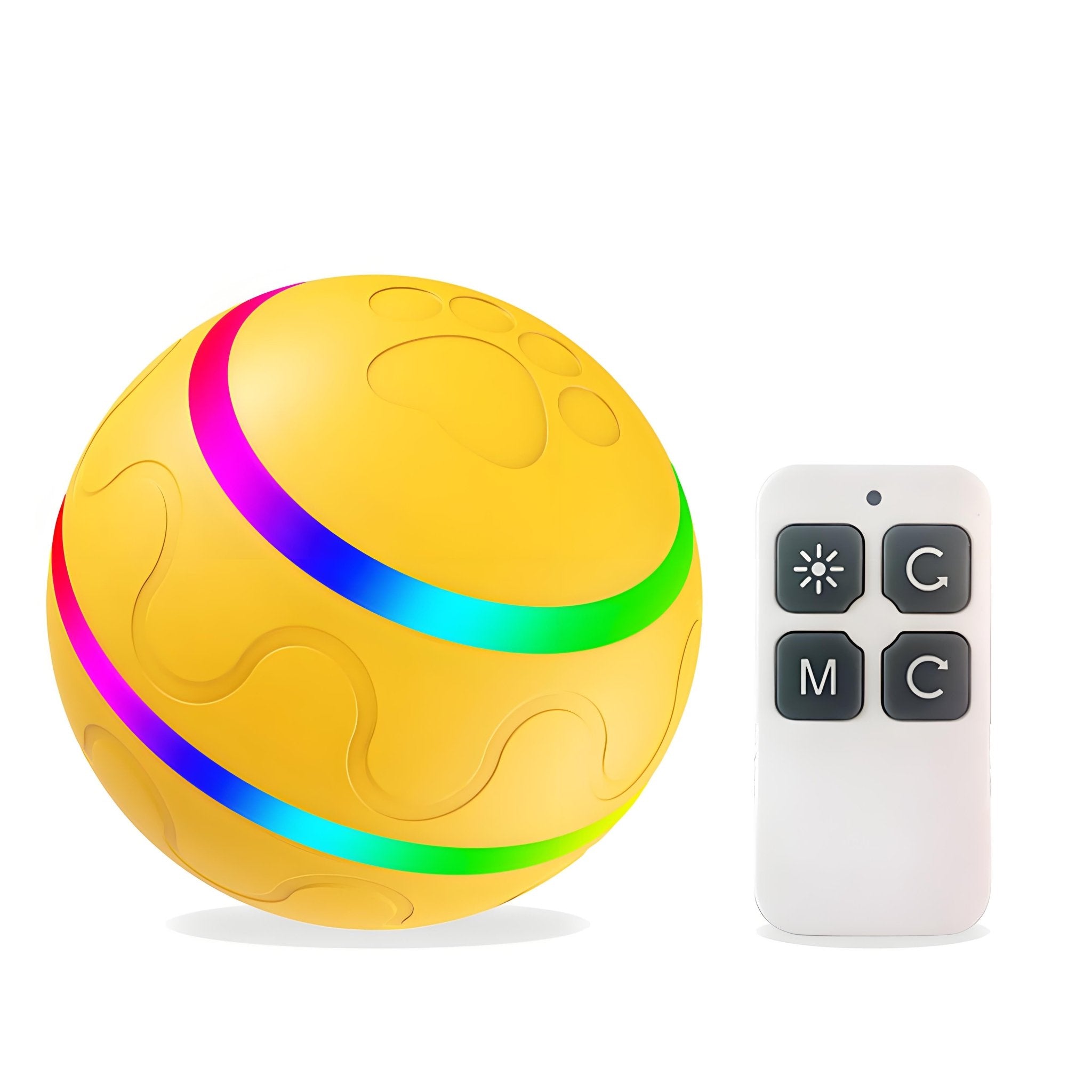 Interactive Dog Toys, Automatic Rolling Ball Toys for/Small/Medium/Large Dogs,USB Rechargeable - Bark'n'Meow - Bark'n'Meow