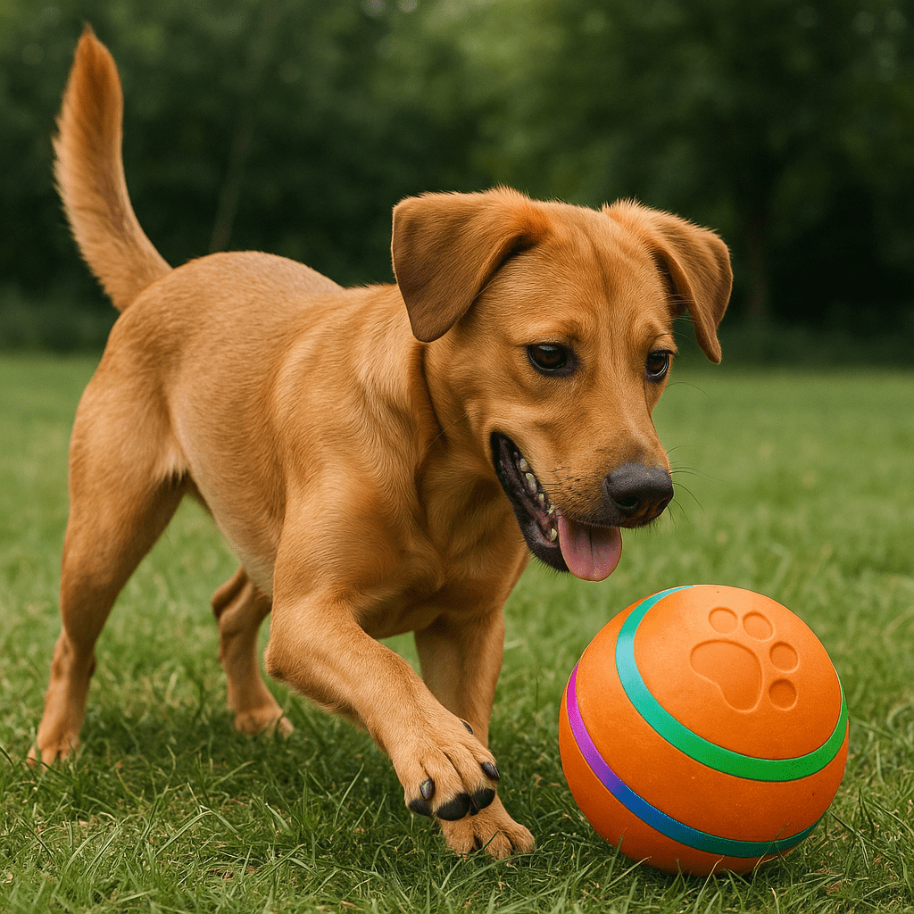 Interactive Dog Toys, Automatic Rolling Ball Toys for/Small/Medium/Large Dogs,USB Rechargeable - Bark'n'Meow - Bark'n'Meow