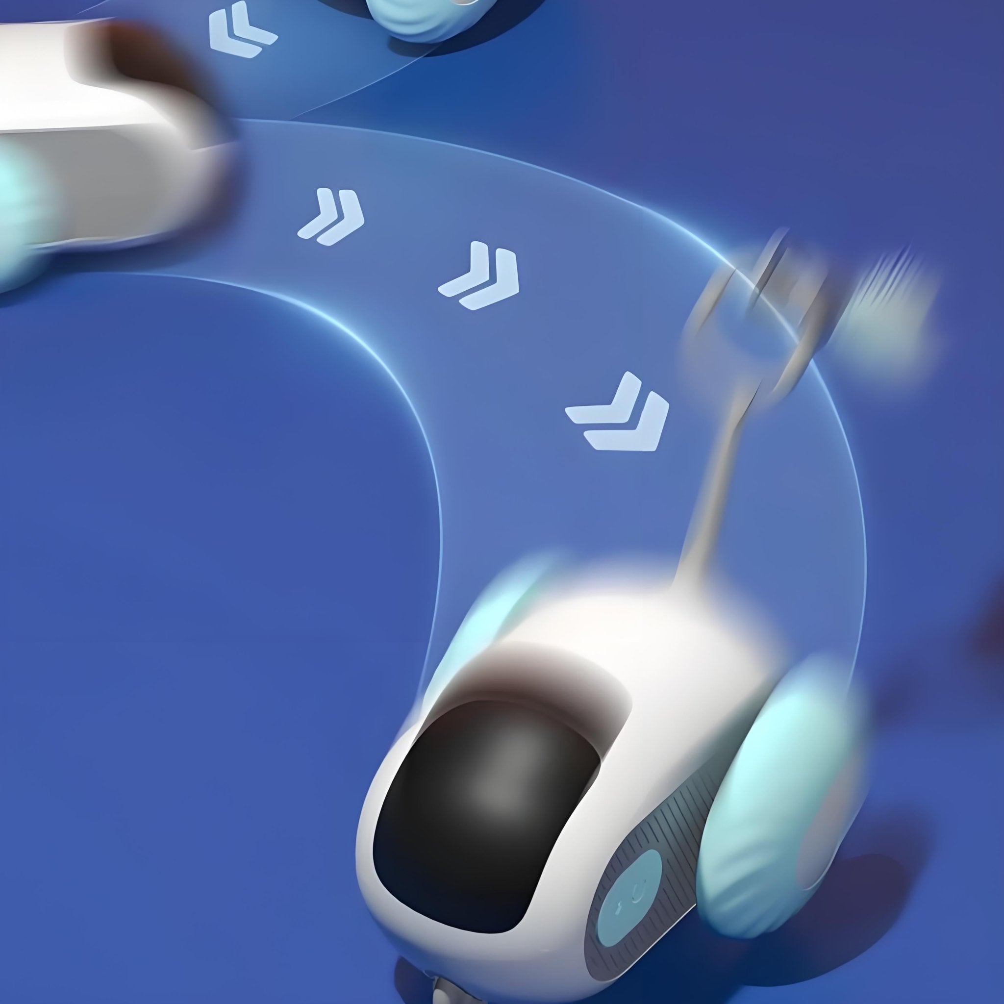 Remote Control Smart Cat Toy Car, USB Rechargeable, Self - Moving Interactive Pet Toy with Obstacle Avoidance - Bark'n'Meow - Bark'n'Meow